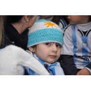Festejos por el Día de la Bandera con los niños de Jardín
